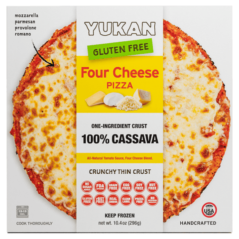 Four Cheese Gluten-Free Pizza (Frozen) - Yukan