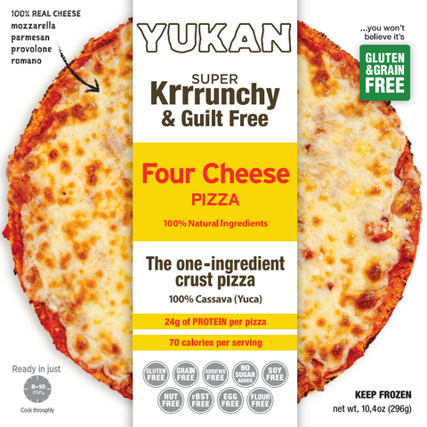 Four Cheese Gluten-Free Pizza (Frozen)