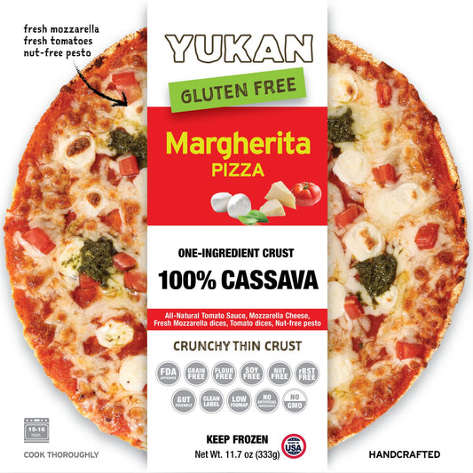 Margherita Pizza - Yukan (gluten free, 100% cassava)