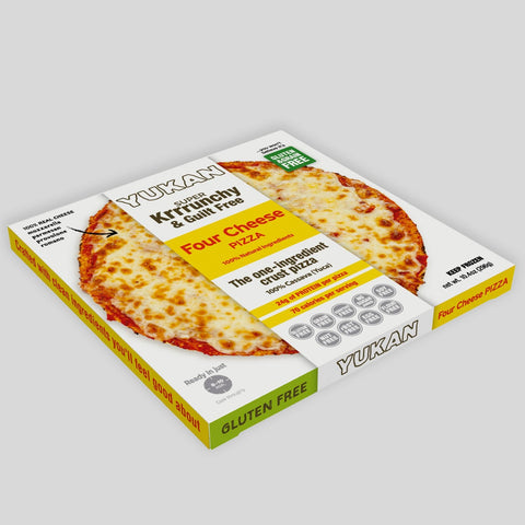 Four Cheese Gluten-Free Pizza (Frozen) - Yukan