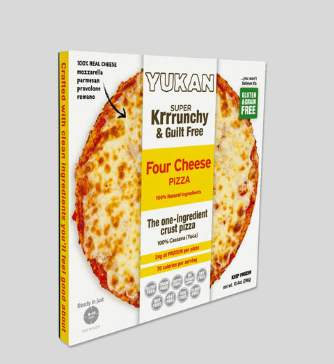 Four Cheese Gluten-Free Pizza (Frozen) - Yukan