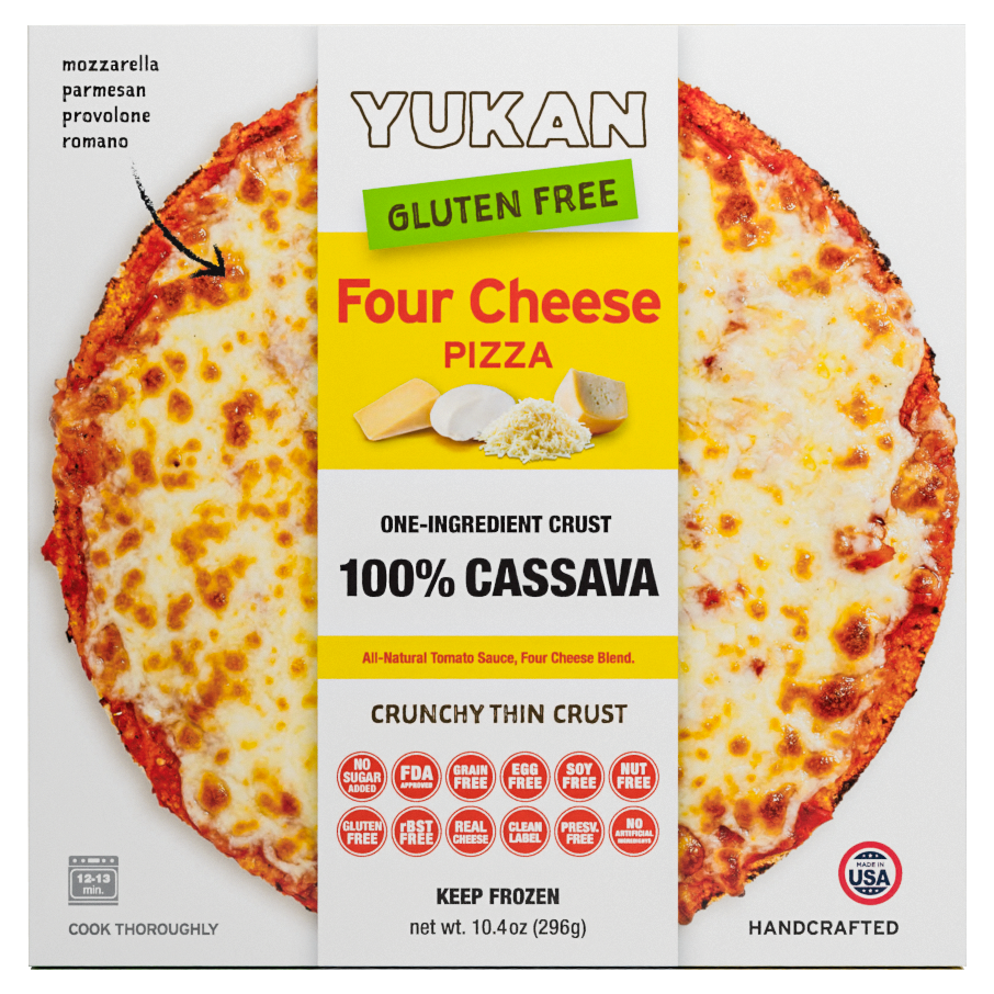 Four Cheese Gluten-Free Pizza (Frozen)