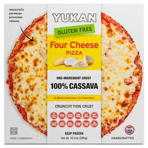 Four Cheese Gluten-Free Pizza (Frozen) - Yukan