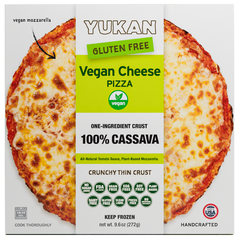 Vegan Cheese Gluten-Free Pizza (Frozen) - Yukan