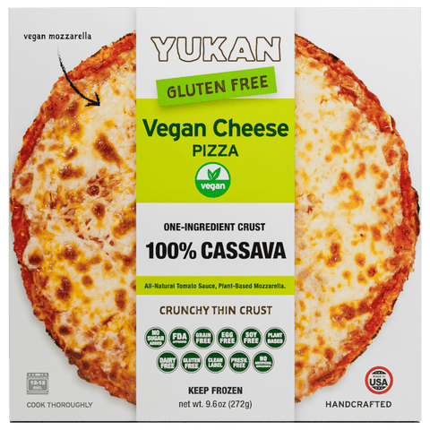 Vegan Cheese Gluten-Free Pizza (Frozen) - Yukan
