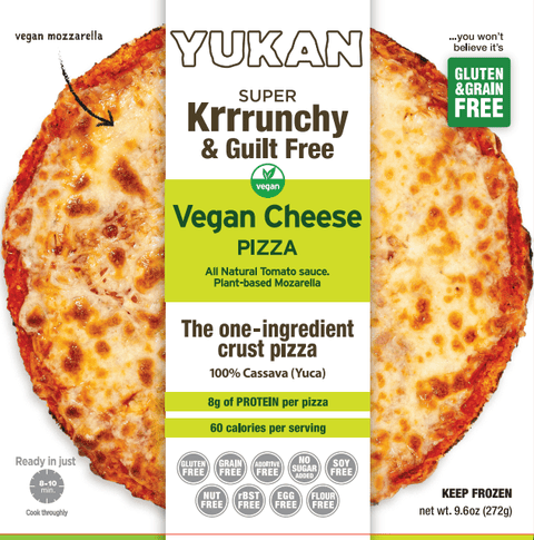 Vegan Cheese Gluten-Free Pizza (Frozen) - Yukan