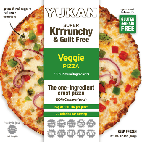 Veggie Gluten-Free Pizza (Frozen) - Yukan